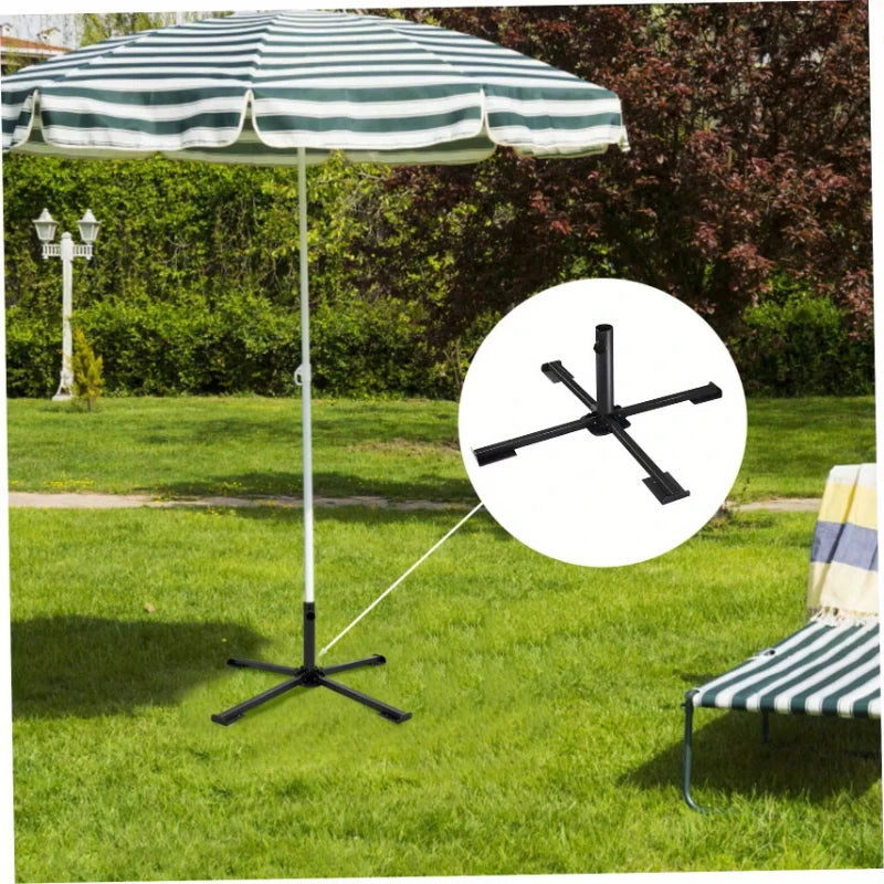 Sturdy portable foldable Christmas tree stand for Christmas tree, camping tent mount or umbrella stand