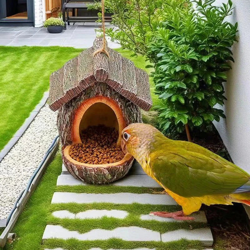 Outdoor Tree Stumps, Bird Nests, Bird Feeders, Resin Crafts, Garden And Courtyard Sculptures Decorations
