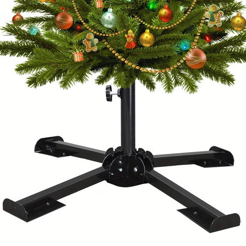 Sturdy Portable Foldable Christmas Tree Stand Telescopic Cross-Folding Umbrella/Camping Tent Mount Tree Holder