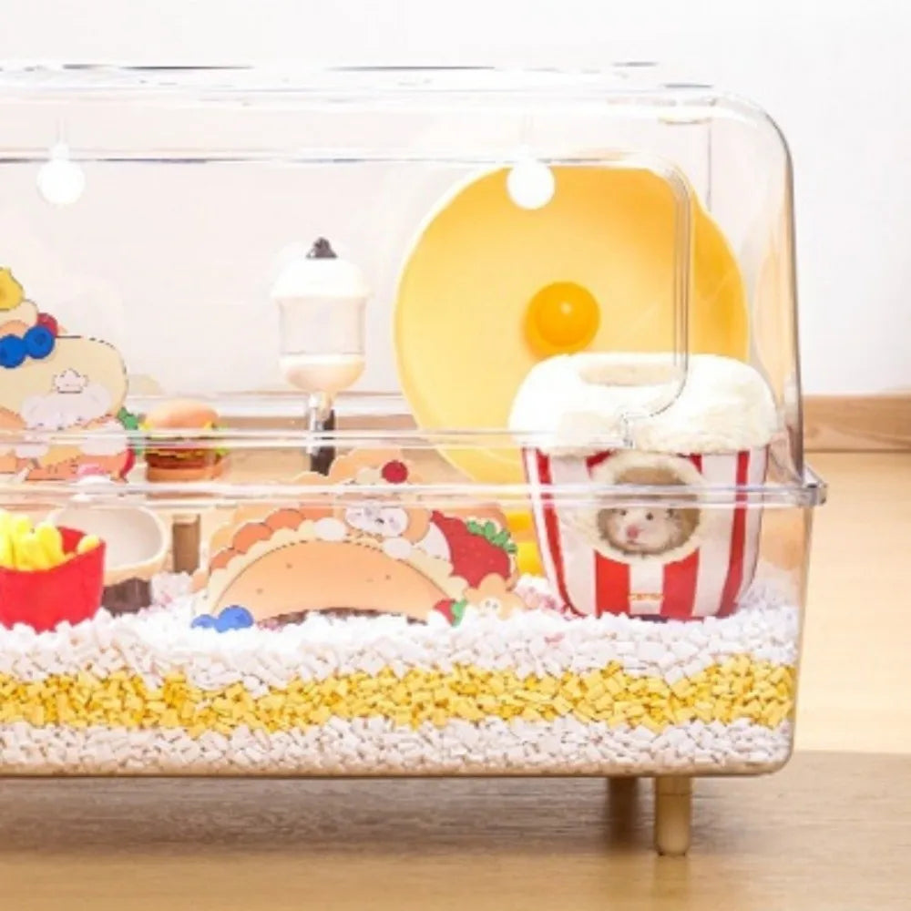 Tree Stump Cute Hamster Cotton House Soft Thickened Hamster Nest Warm Comfortable Rat Sleepping Bed Winter
