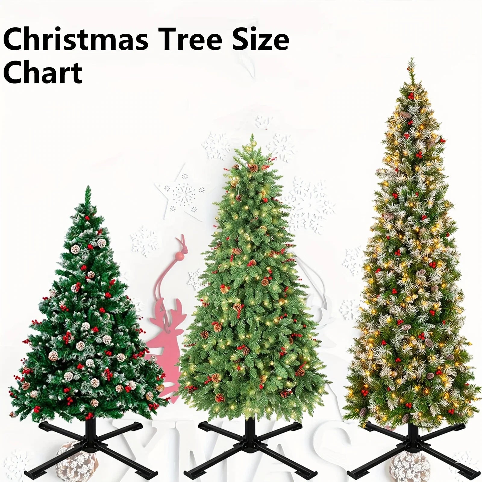 Sturdy Portable Foldable Christmas Tree Stand Telescopic Cross-Folding Umbrella/Camping Tent Mount Tree Holder
