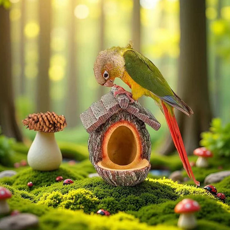 Outdoor Tree Stumps, Bird Nests, Bird Feeders, Resin Crafts, Garden And Courtyard Sculptures Decorations