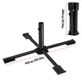 Sturdy Portable Foldable Christmas Tree Stand Telescopic Cross-Folding Umbrella/Camping Tent Mount Tree Holder
