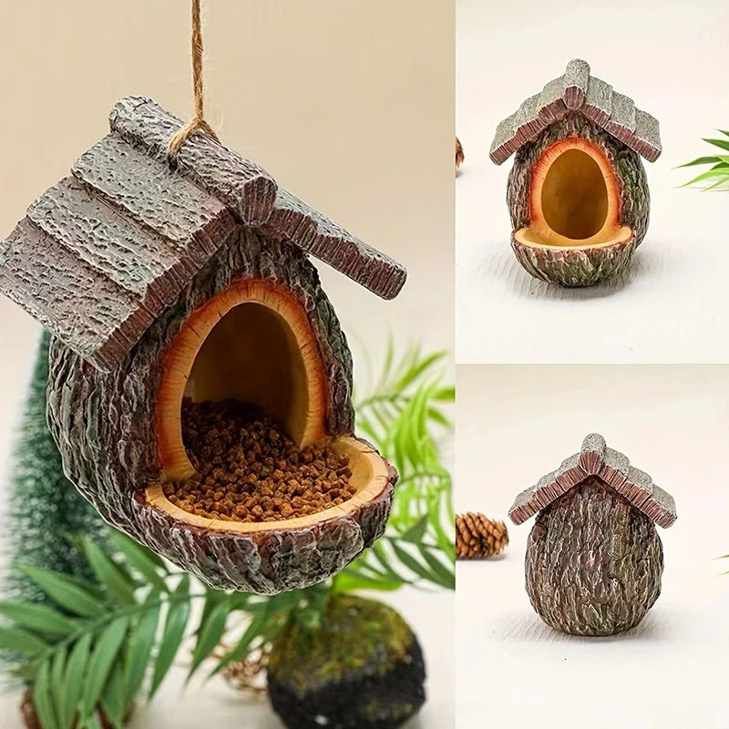 Outdoor Tree Stumps, Bird Nests, Bird Feeders, Resin Crafts, Garden And Courtyard Sculptures Decorations