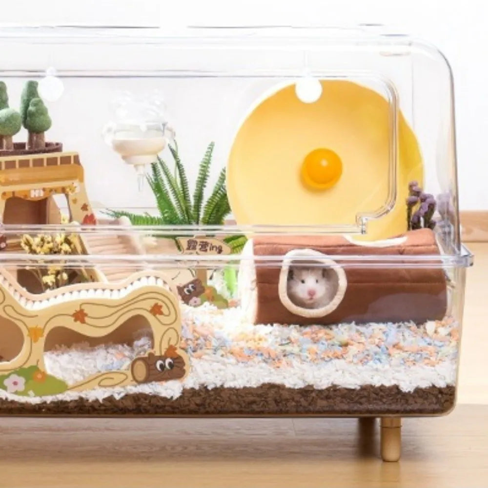 Tree Stump Cute Hamster Cotton House Soft Thickened Hamster Nest Warm Comfortable Rat Sleepping Bed Winter